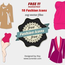 fashion icons vector