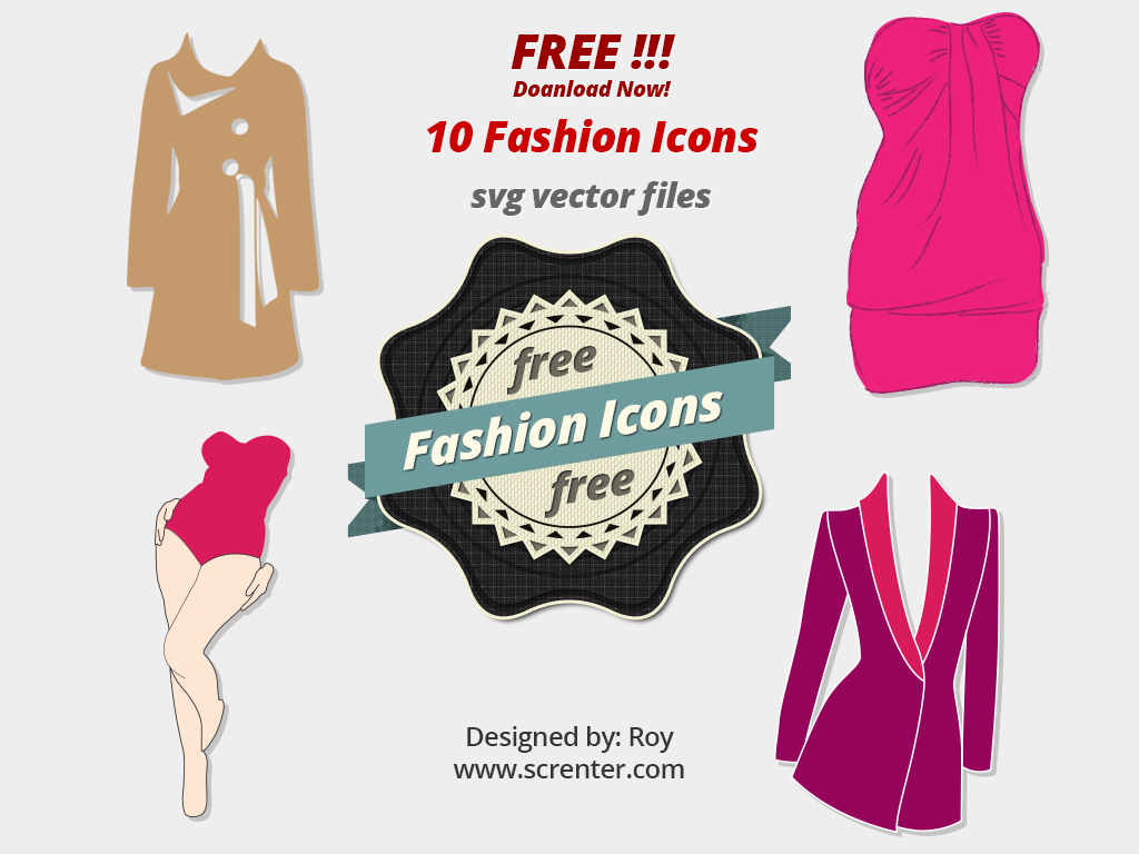 fashion icons vector